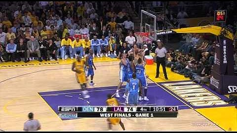 05 19 2009   WCF Game 1   Nuggets vs  Lakers   2nd Half Highlights