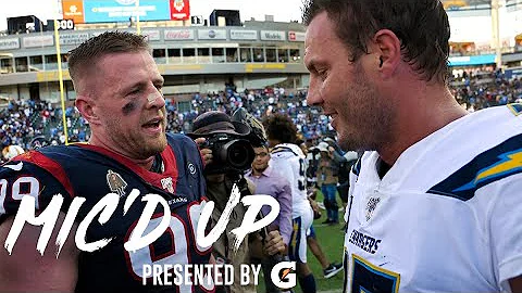 NFL Mic’d Up: Philip Rivers vs. Texans | LA Chargers