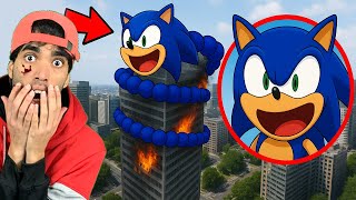 ENCONTREI SONIC MINHOCA FAMINTA GIGANTE NO GOOGLE MAPS NA VIDA REAL! HUNGRY WORM do ROBLOX ME LIGOU