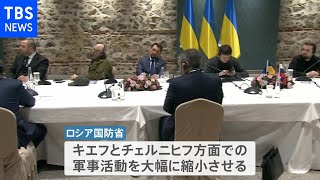 ウクライナ侵攻 停戦交渉で一定の前進 キエフの軍事行動縮小も【news23】