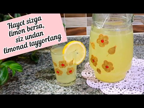 Video: Hayot sizga limon bersa, limonad qilishning 3 usuli