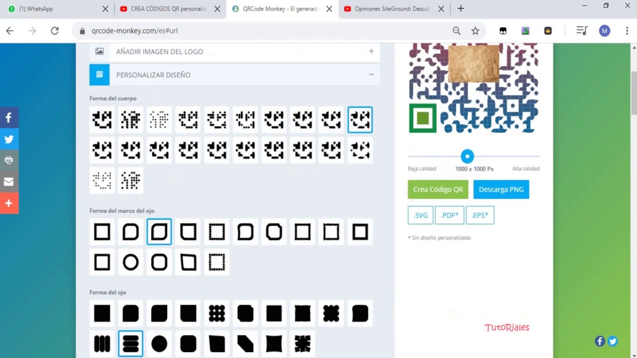 CREAR CODIGO QR Gratis - YouTube
