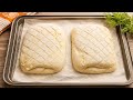 خبز ايطالى بدون عجن فقط أطوى وأخبز مزيج بين الخبز الالمانى والشباتا 