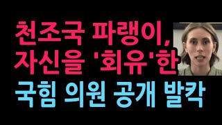 천조국 파랭이가 폭로한 회유한 국힘의원 충격 2026.4.1