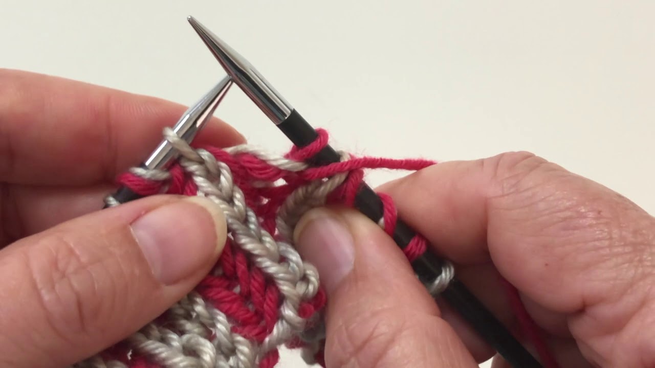 sl1yo after doing a purl (p) stitch or brioche purl stitch (brp) - YouTube