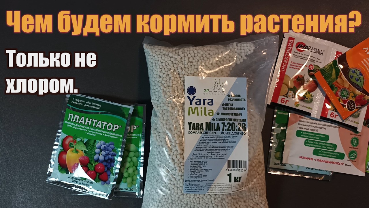 Удобрения в новом сезоне, а также средство от болезней и вредителей