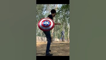 Captain America shield VFX in Blender #3danimation #vfx #blender #avengers #shield