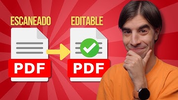 Cómo CONVERTIR un PDF ESCANEADO a PDF EDITABLE | PDF CON OCR