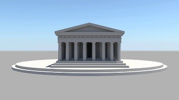 Parthenon Temple Animation