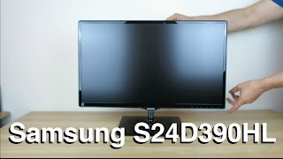 Samsung S24D390HL unboxing - YouTube