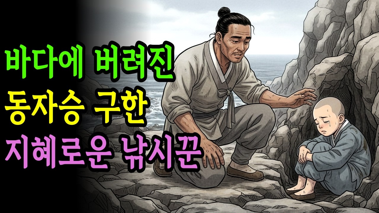 바닷가에 버려진 꼬마 동자승을 구한 지혜로운 낚시꾼, 얼마 후 알게된 진실은? | 오디오북 | 야담 | 민담 | 옛날이야기 | 전설 | 설화