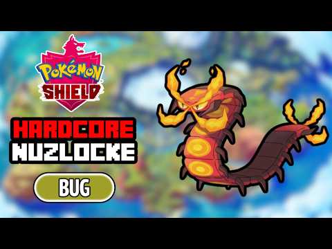 Pokemon Shield Hardcore Nuzlocke - BUG Only (NO Items, NO Overleveling) thumbnail