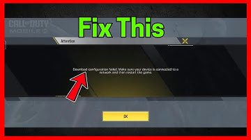 Fix Call of Duty: Mobile Download configuration Failed