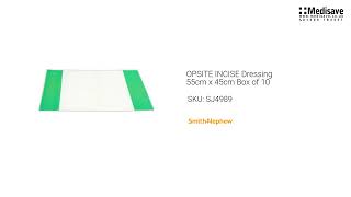 Opsite Incise Dressing 55Cm X 45Cm Box Of 10 Sj4989