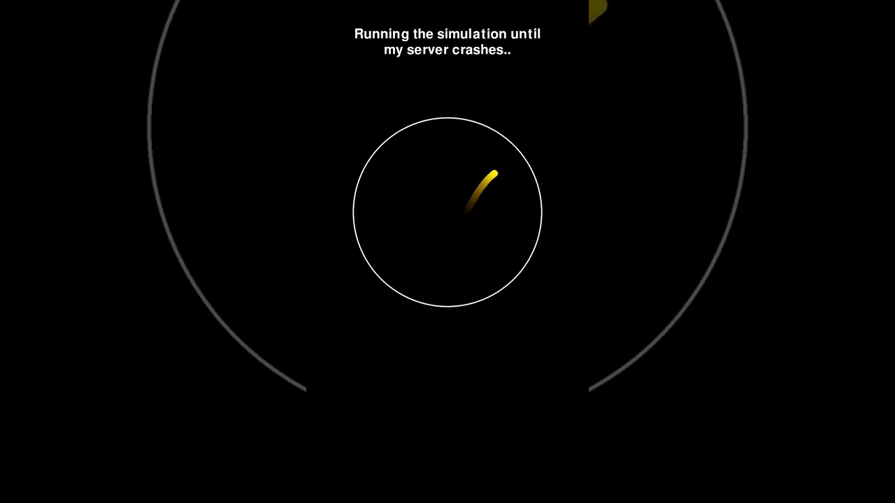 Ball bouncing simulation 