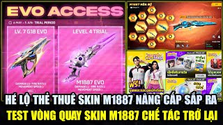 Hé Lộ Thẻ Thuê M1887 Nâng Cấp Và Full Nhân Vật Sắp Ra Mắt - Test Vòng Quay M1887 Chế Tác Free Fire