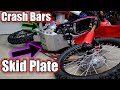 Skid Plate and Crash Bars Installed CRF300L