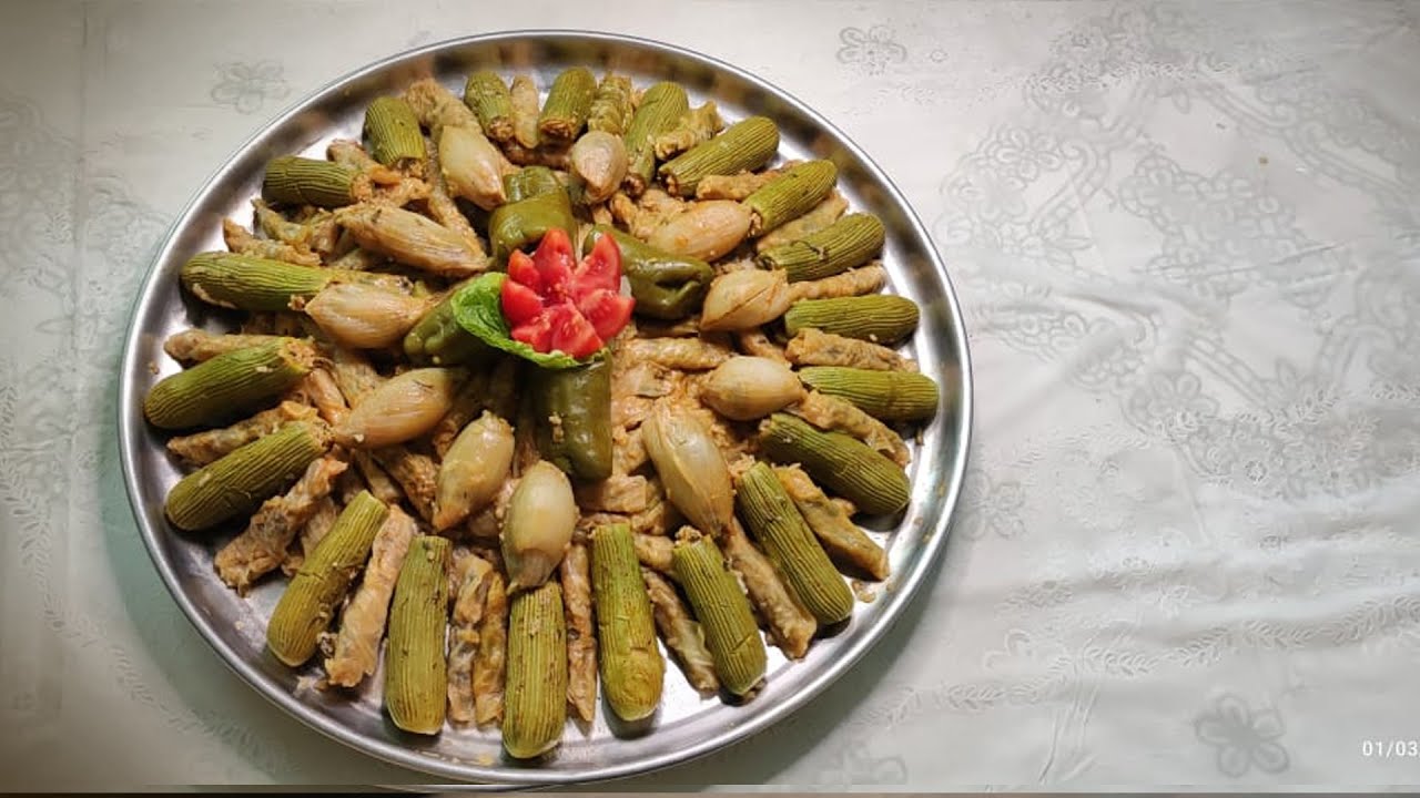 ملك العزومات المحشى المصرى بكل تكاته من أول السلق للتقديم محشى الكرنب الكوسة و محشى البصل والفلفل