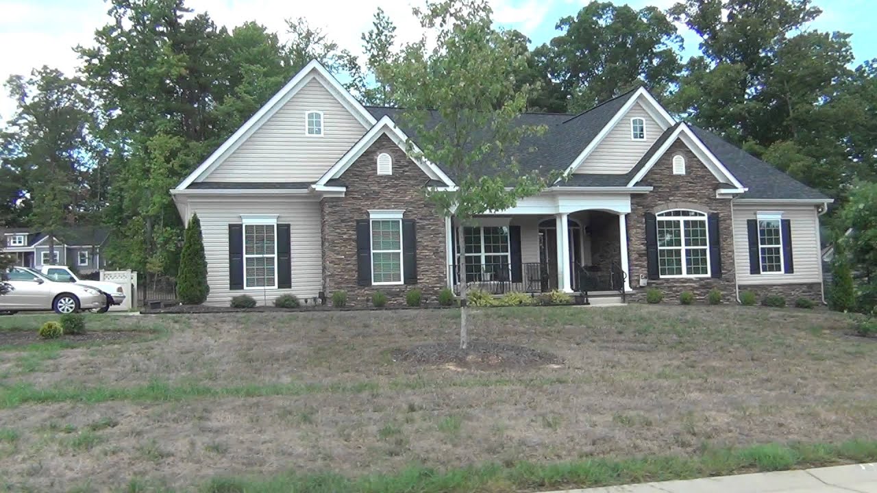 New Home Subdivision of Ranch Homes in Belmont NC YouTube
