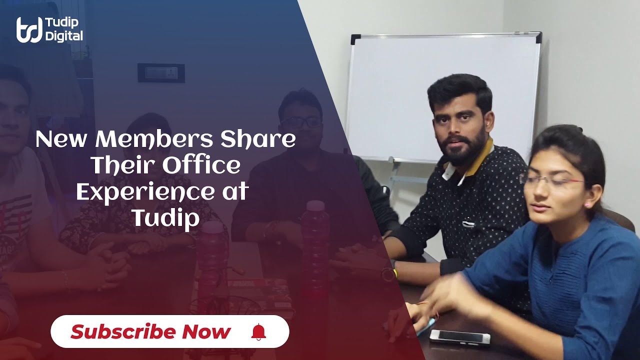Our New Members talks about their office experience - Tudip - YouTube