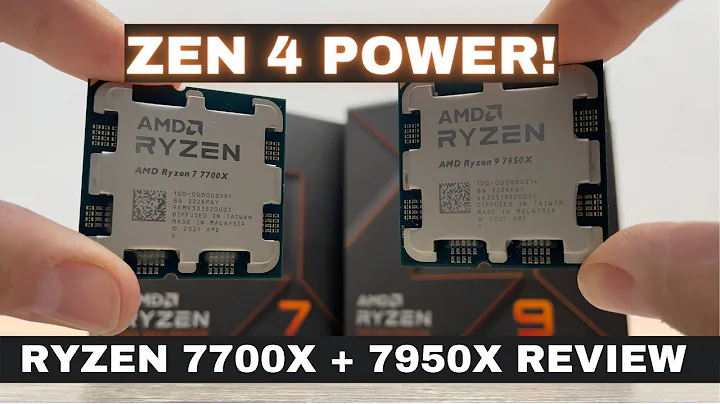 Unleashing the Power of AMD Ryzen 7 7700X and Ryzen 9 7950X: A ZEN 4 Revolution