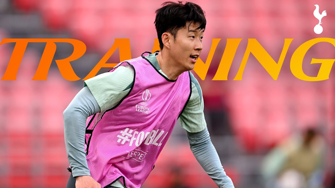 Europa League Final preparations | Behind the scenes of Tottenham Hotspur training in Bilbao