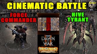 Force Commander Vs Hive Tyrant - Ultramarines Cleanse The Subsector - Cinematic Battle