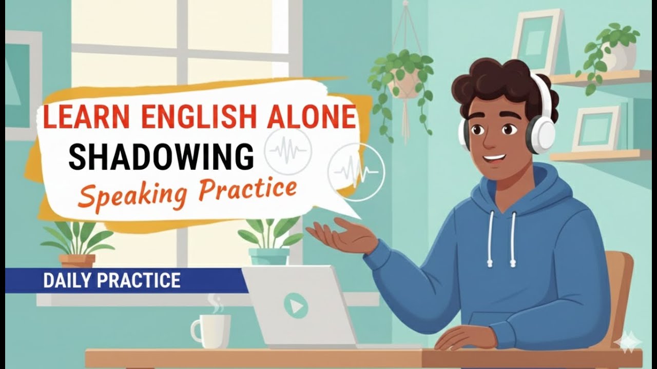 Learn English Alone | Shadowing English Speaking Practice - YouTube