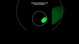 Ball bouncing simulation #adhd #music #code #space #python #physics #simulations #memes #science