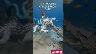 Mermaid &amp; White Deer Dragon vs Crocodile Attack 🐊🔥