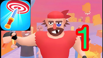 Hit Master 3D: Knife Assassin gameplay part-1 (iOS, android) walkthrough gameplay