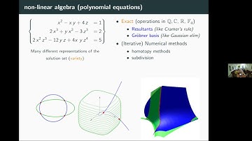 Talk by Elias Tsigaridas at ECE TUC (Sep 14, 2021)