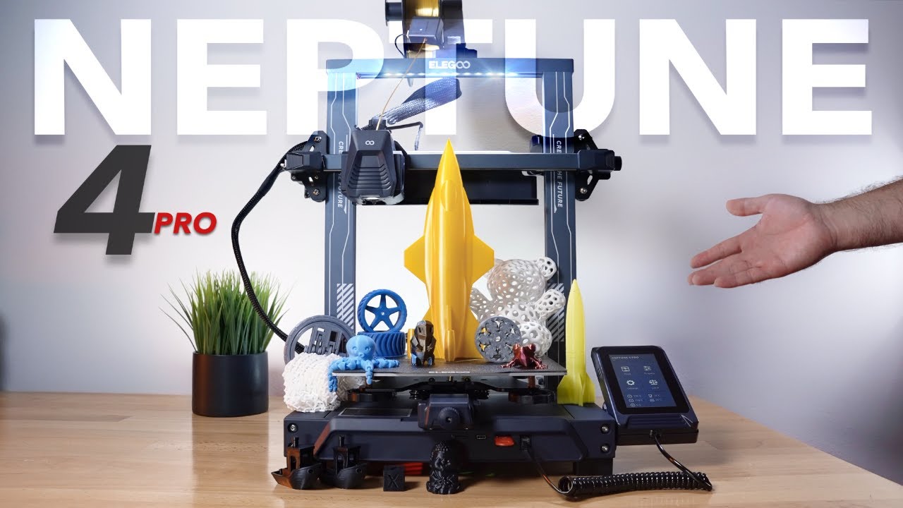 ELEGOO Neptune 4 / 4 pro in Latest Cura 5.5 Full Tutorial. 