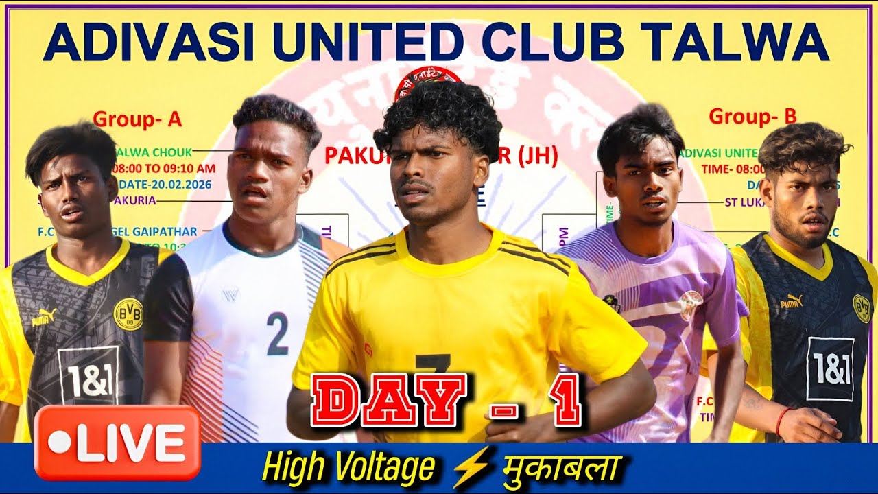 Adiwasi United Club Talwa Chok Football Match 2026 Live