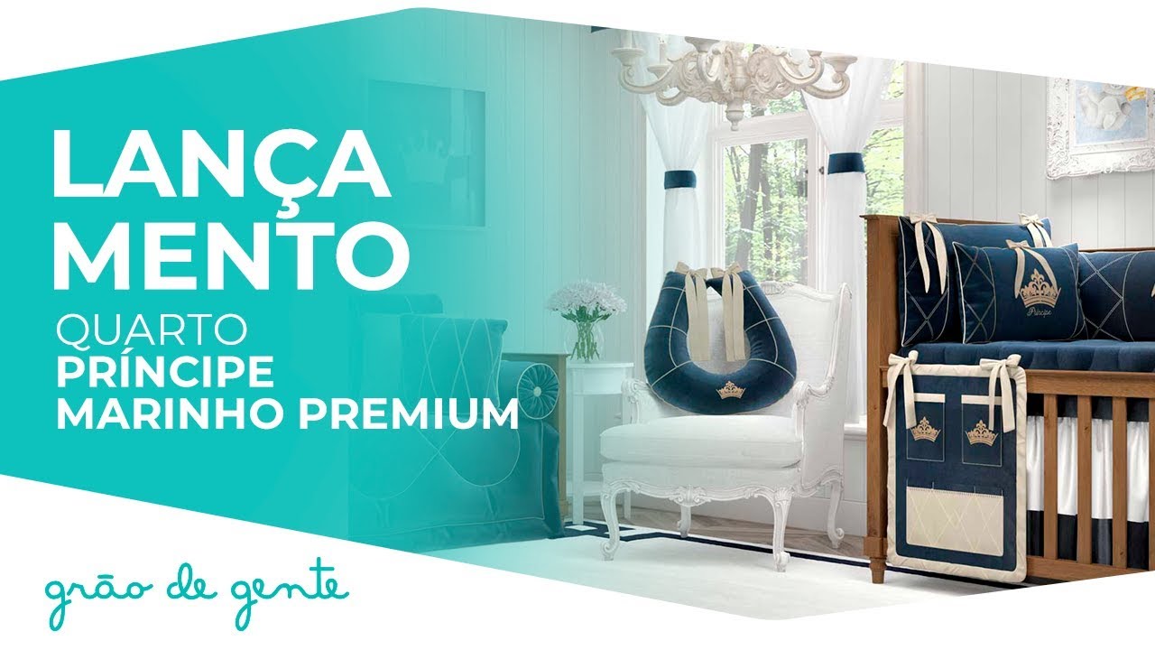 Quarto de Bebê Príncipe Marinho Premium - Grão de Gente gravidez medicina