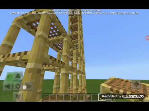 How To Use Scaffolding Block In Minecraft Pe 1 14 Snapshot Youtube