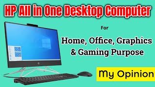 Hp All In One Desktop Computer Review My Honest Opinion Hp Aio 22 Df0141in Pc Youtube