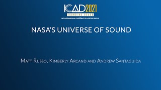 NASA’s Universe of Sound - ICAD 2021