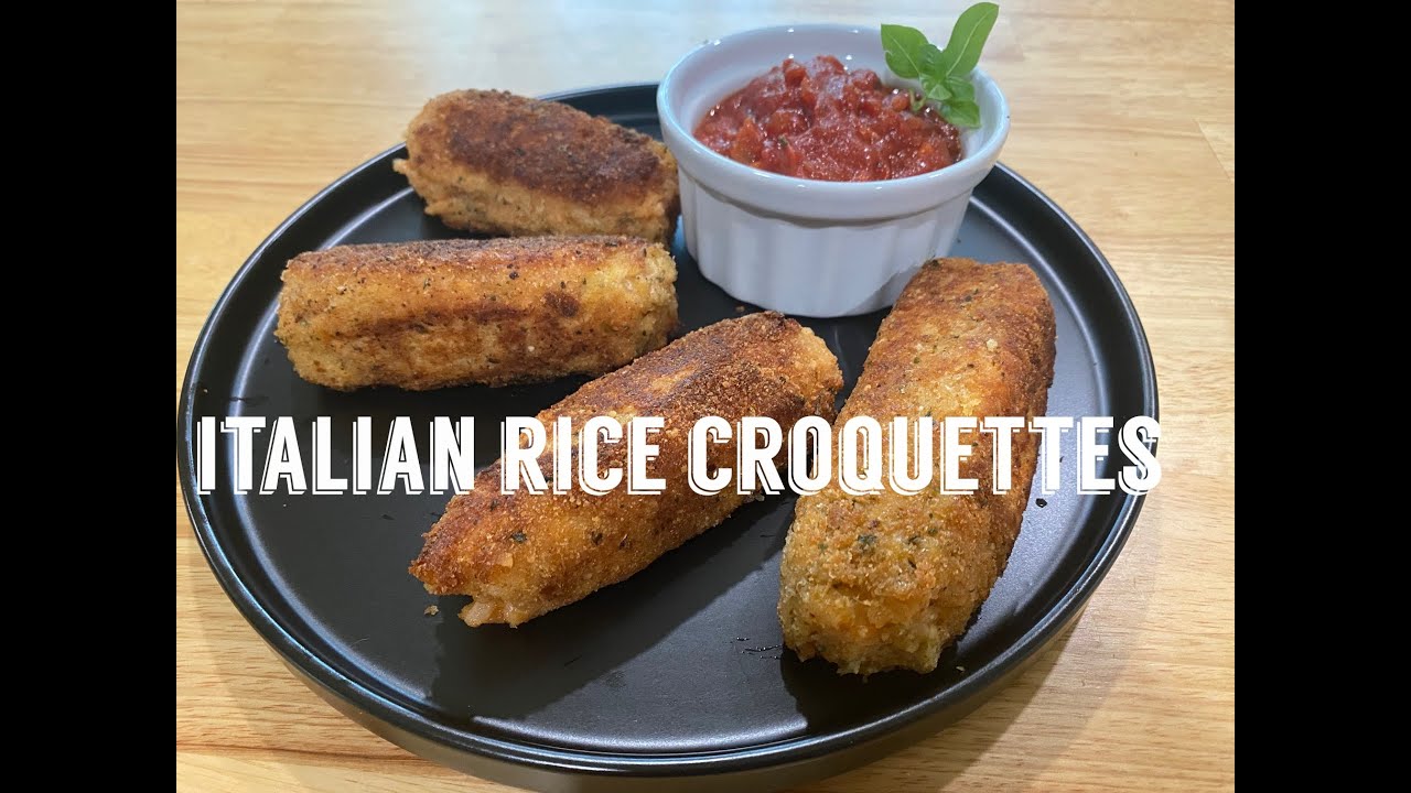 ITALIAN RICE CROQUETTES just like Arancini, only easier! YouTube
