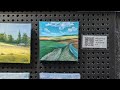 Palouse Road - Miniature Oil Painting