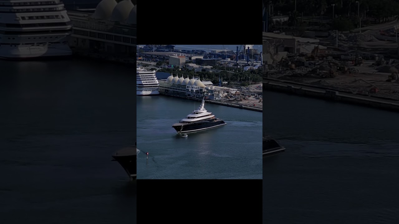 World's FIRST Hydrogen Superyacht Arrives in Miami! 119m Feadship BREAKTHROUGH