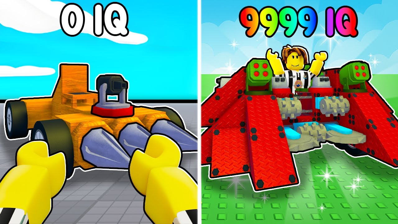 i built the STRONGEST CAR in Roblox car battles...