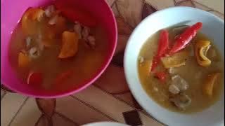 Masak babi campur terung asam sarawak