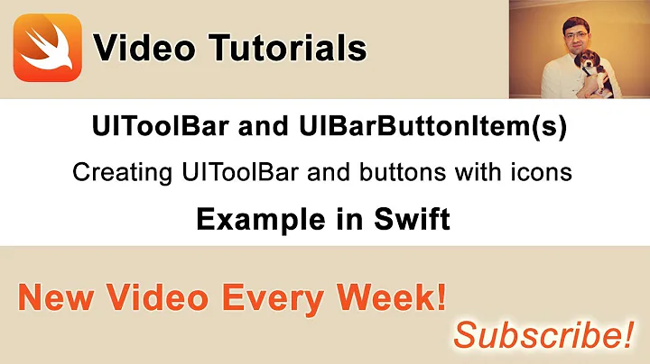 UIToolBar and UIBarButtonItem(s) Example in Swift