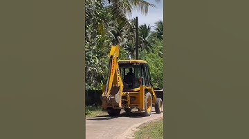 Jcb 3dx running through narrow curvy path #jcb #jcb3dx #jcbcartoon #jcbgame #jcbmachine #jcbvideo