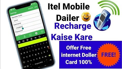 Itel mobile dailer // itel mobile dialer recharge kaise kare //itel mobile dialer recharge #itel