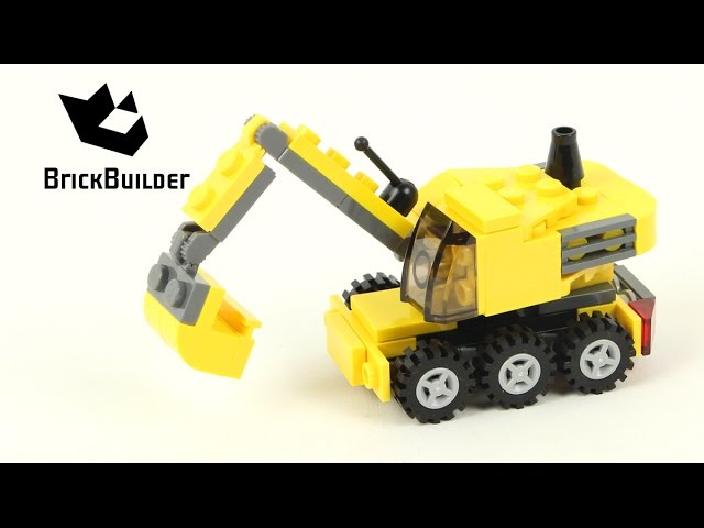 Lego Creator 4915 Mini Construction Excavator - Lego Speed Build YouTube