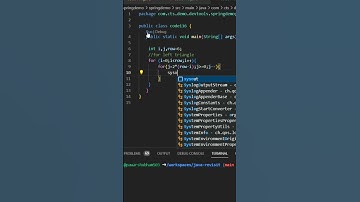 Java practice codes | learn to code Triangle pattern in less than a minute #shorts #patternshorts