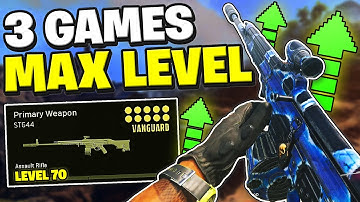 MAX WEAPON LEVEL IN 3 GAMES!! New FASTEST Way to LEVEL UP Guns in Warzone