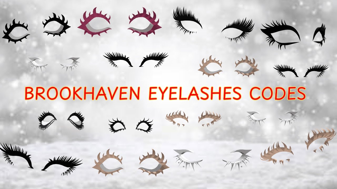 Eyelash Code cute EYE LASHES CODES for bloxburg, berry avenue & brookhaven PT.1 # ...